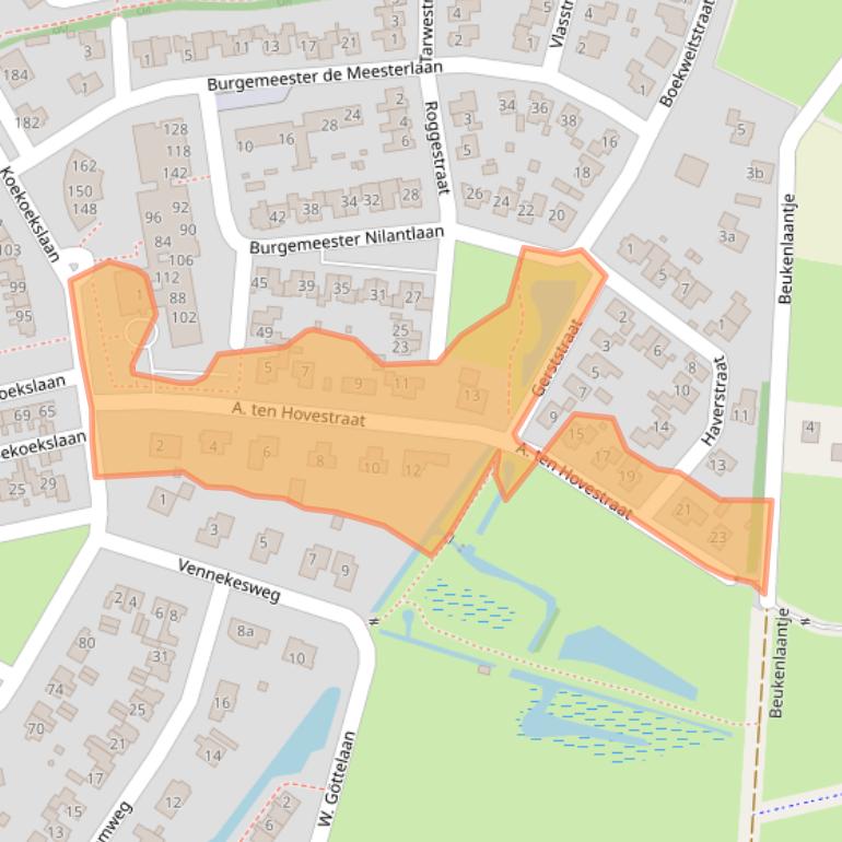 Kaart van postcodegebied 7475CZ.