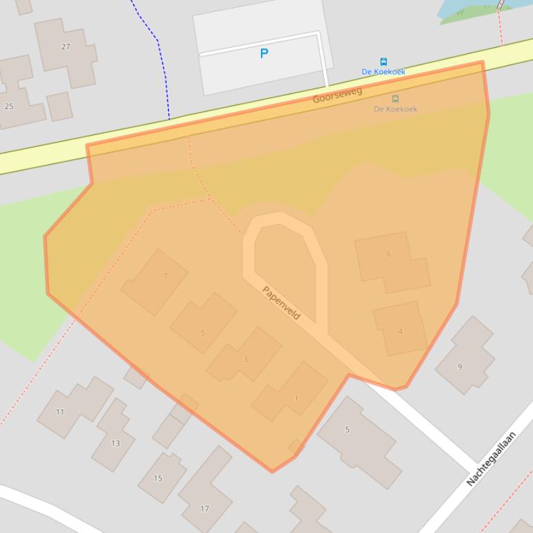 Kaart van postcodegebied 7475DD.