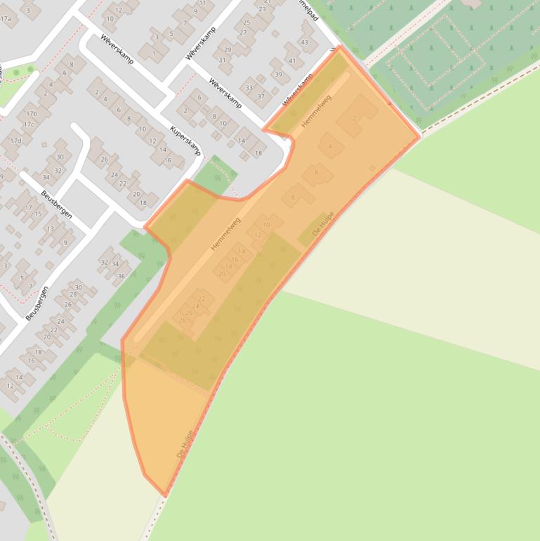 Kaart van postcodegebied 7475DW.