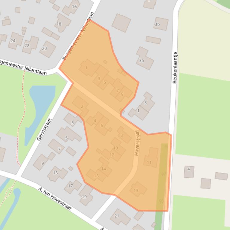 Kaart van postcodegebied 7475EJ.