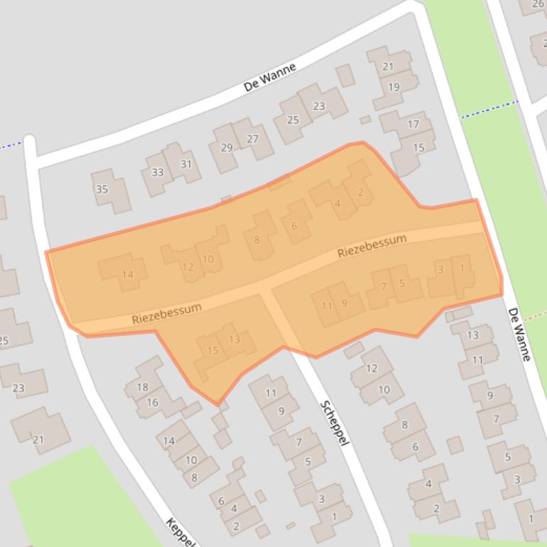 Kaart van postcodegebied 7475GD.