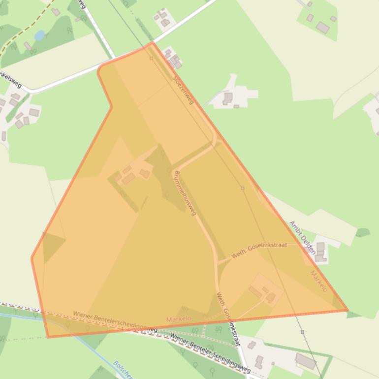 Kaart van postcodegebied 7475MC.