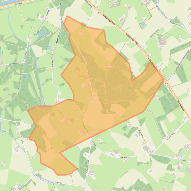 Kaart van postcodegebied 7475MG.