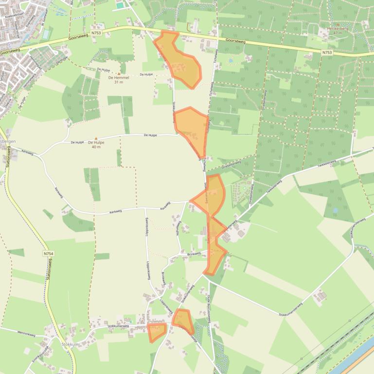 Kaart van postcodegebied 7475MR.