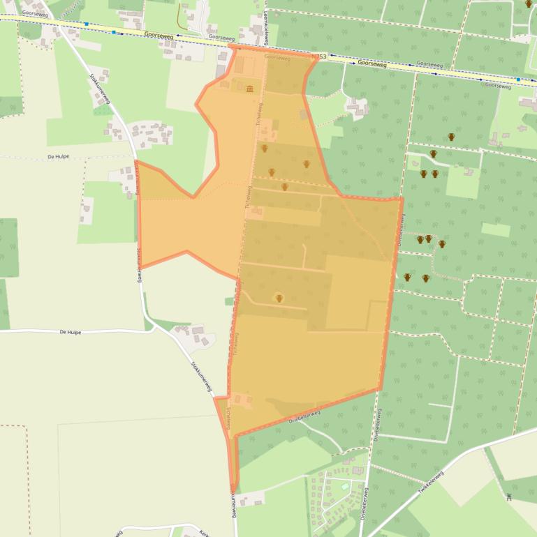 Kaart van postcodegebied 7475MZ.
