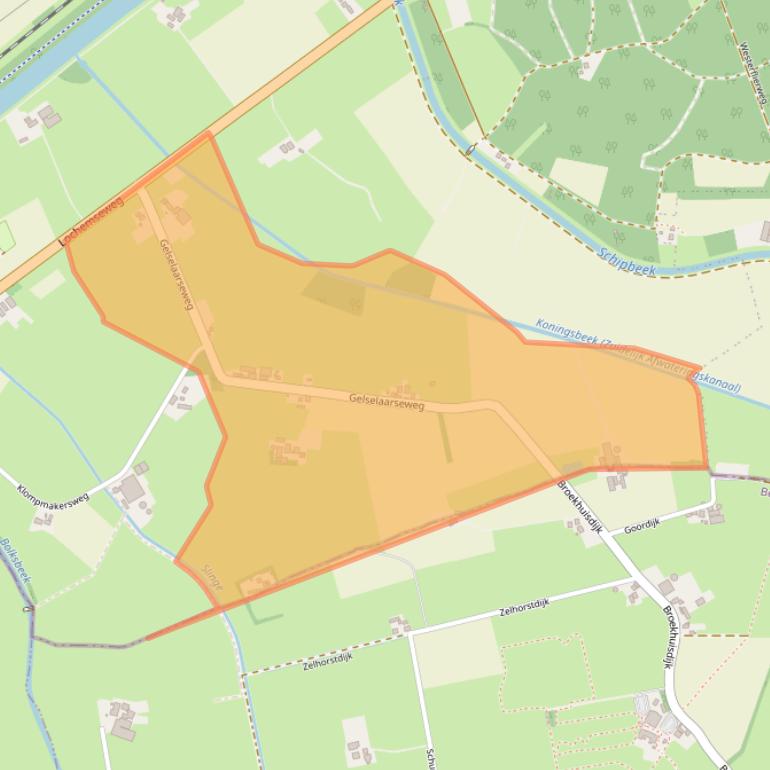 Kaart van postcodegebied 7475PD.