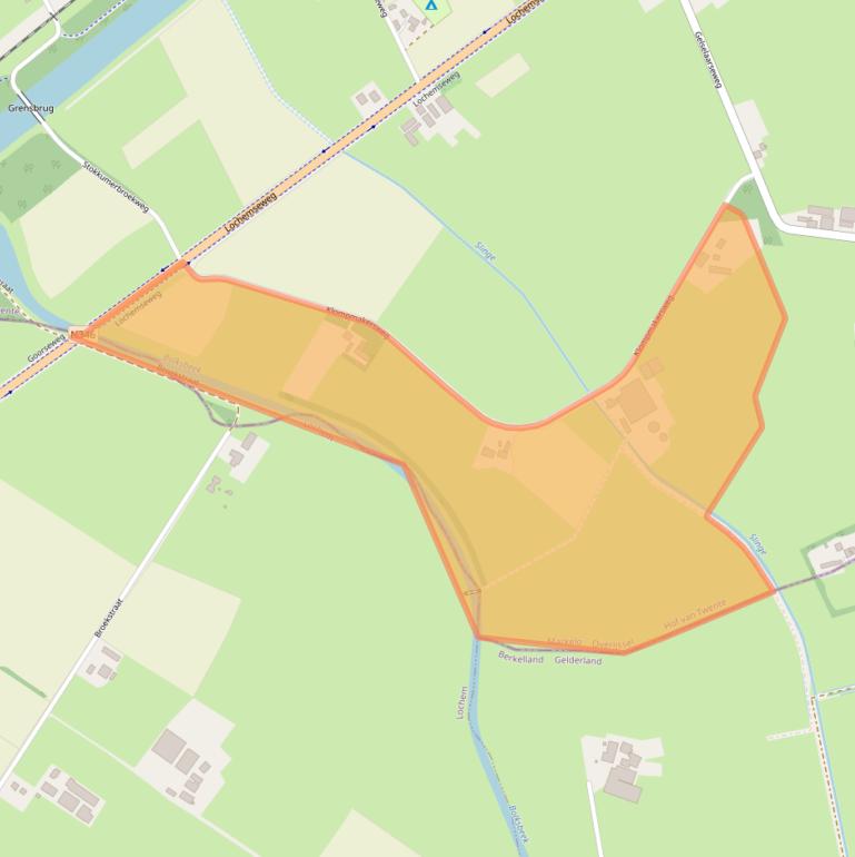 Kaart van postcodegebied 7475PE.