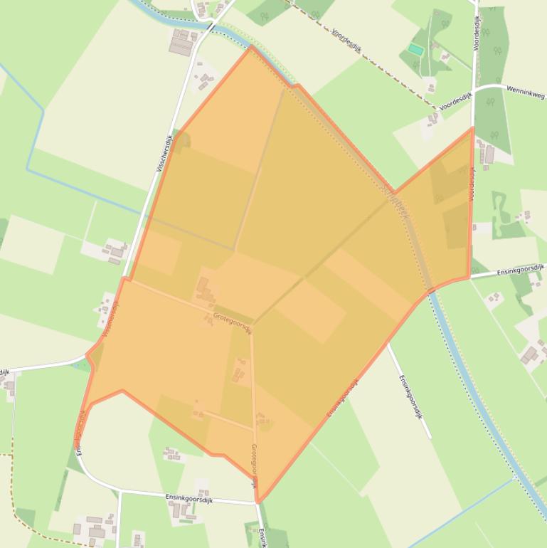 Kaart van postcodegebied 7475PJ.