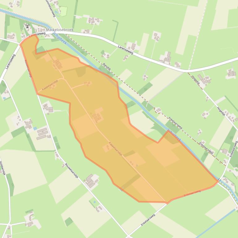 Kaart van postcodegebied 7475PN.