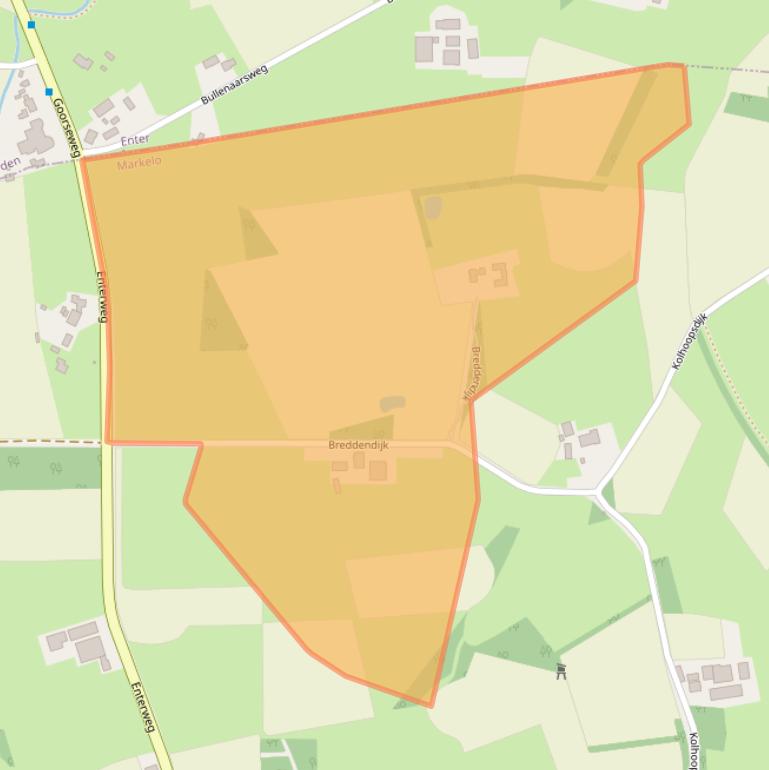 Kaart van postcodegebied 7475PP.