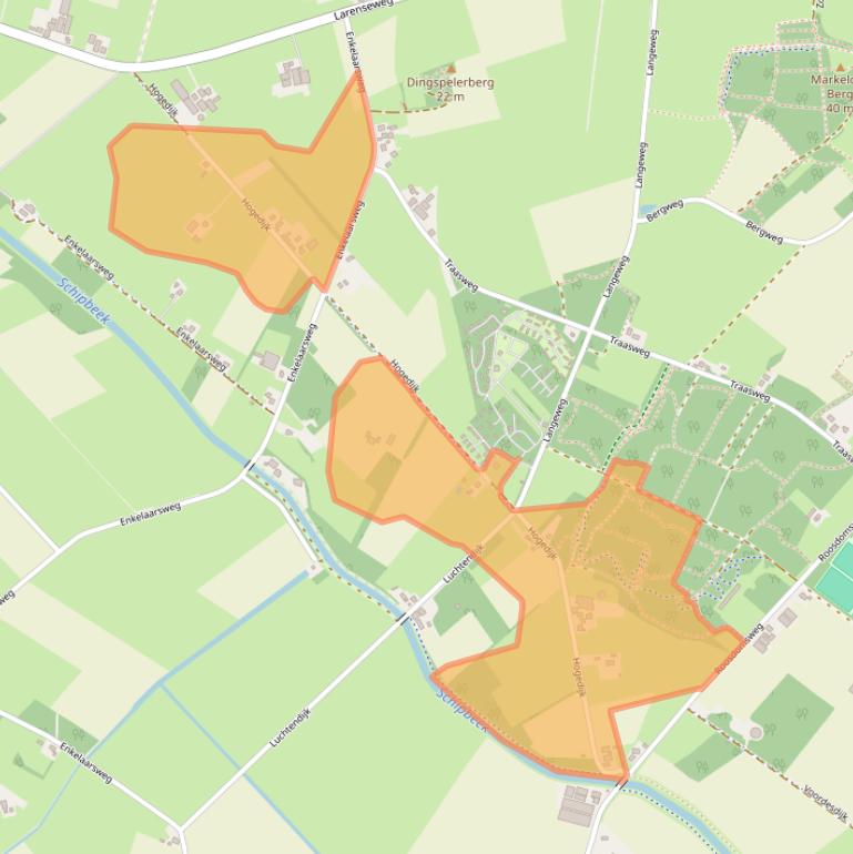 Kaart van postcodegebied 7475PR.