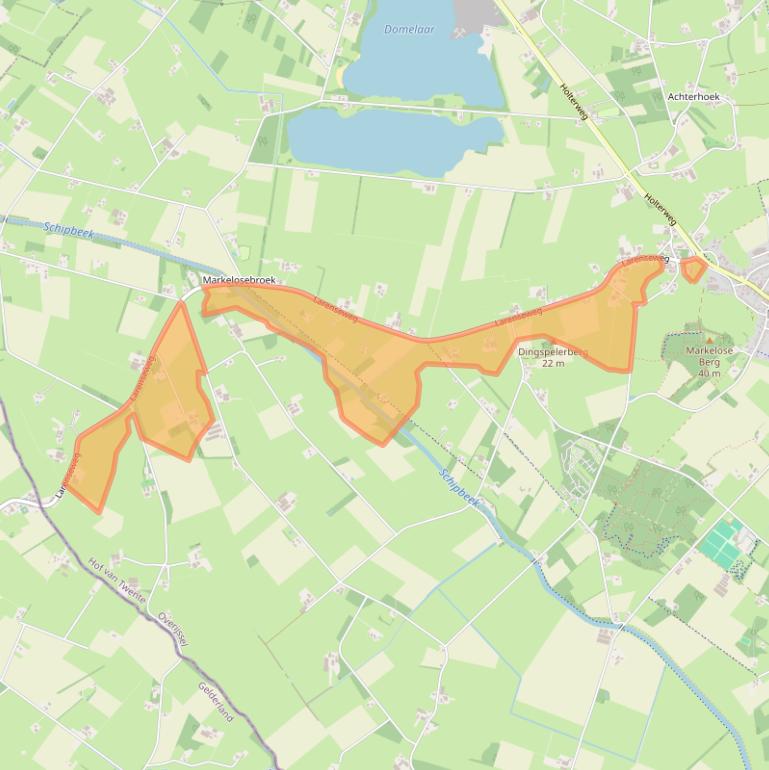 Kaart van postcodegebied 7475PV.