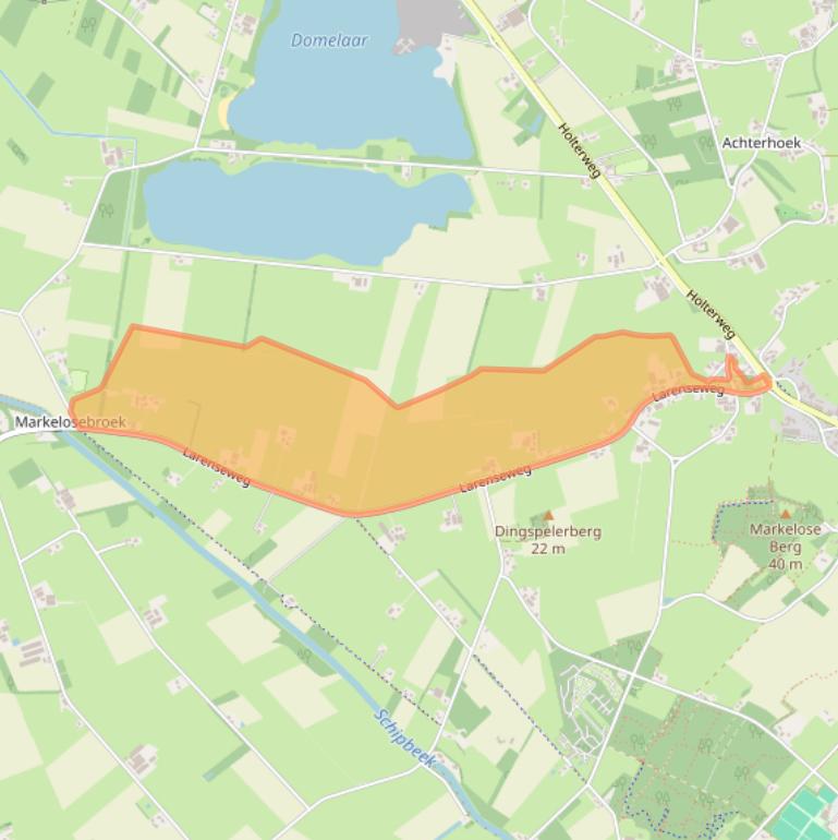 Kaart van postcodegebied 7475PW.