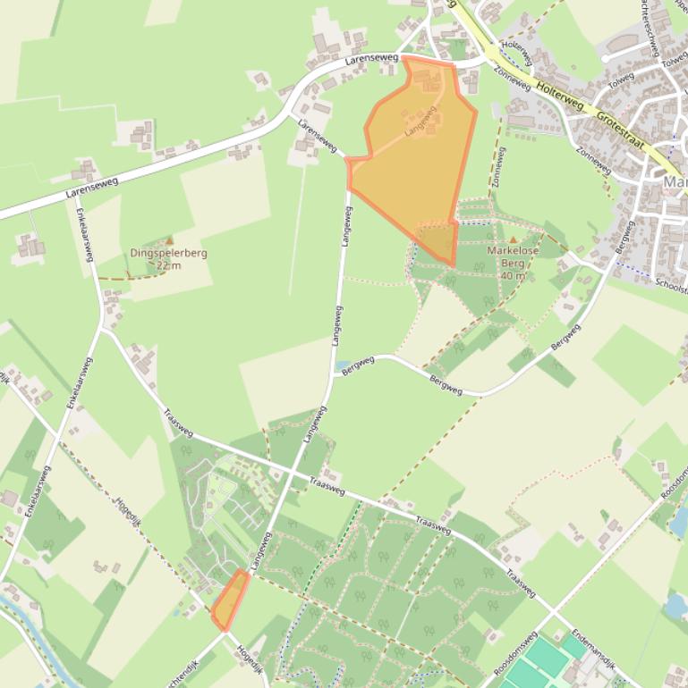 Kaart van postcodegebied 7475PZ.