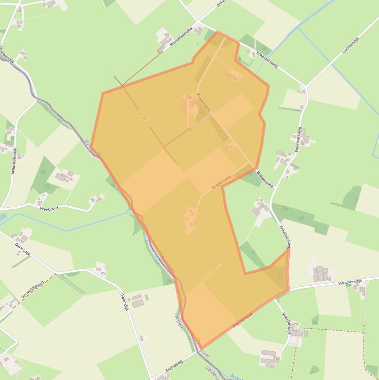 Kaart van postcodegebied 7475RE.