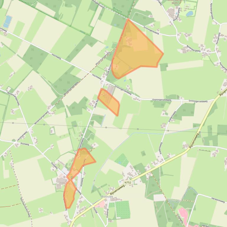 Kaart van postcodegebied 7475SN.