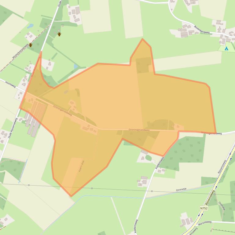 Kaart van postcodegebied 7475SP.