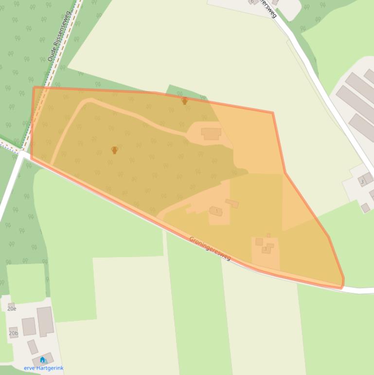 Kaart van postcodegebied 7475SR.