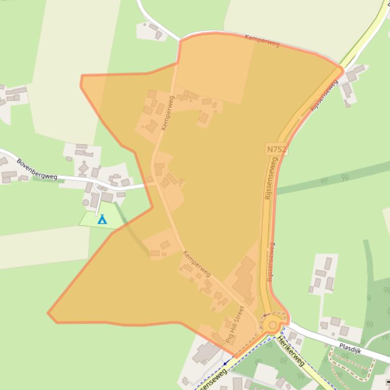 Kaart van postcodegebied 7475SX.