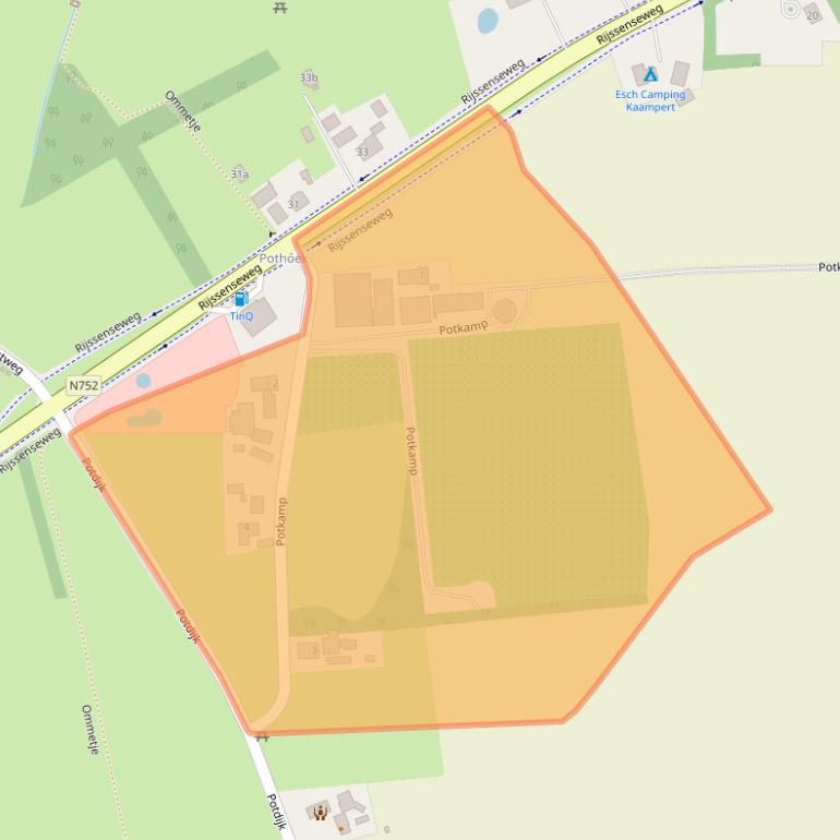 Kaart van postcodegebied 7475TR.