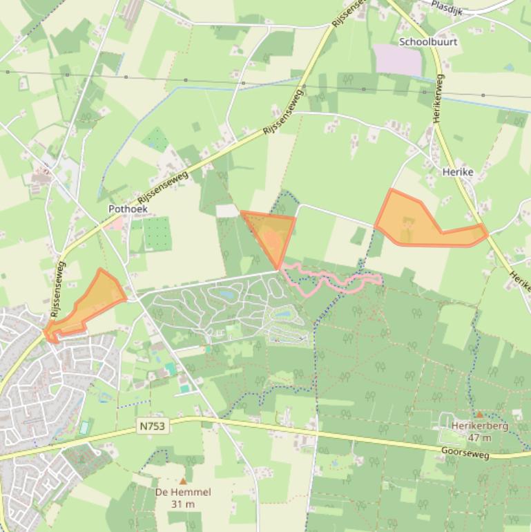 Kaart van postcodegebied 7475TV.