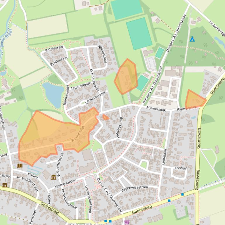 Kaart van postcodegebied 7478AK.