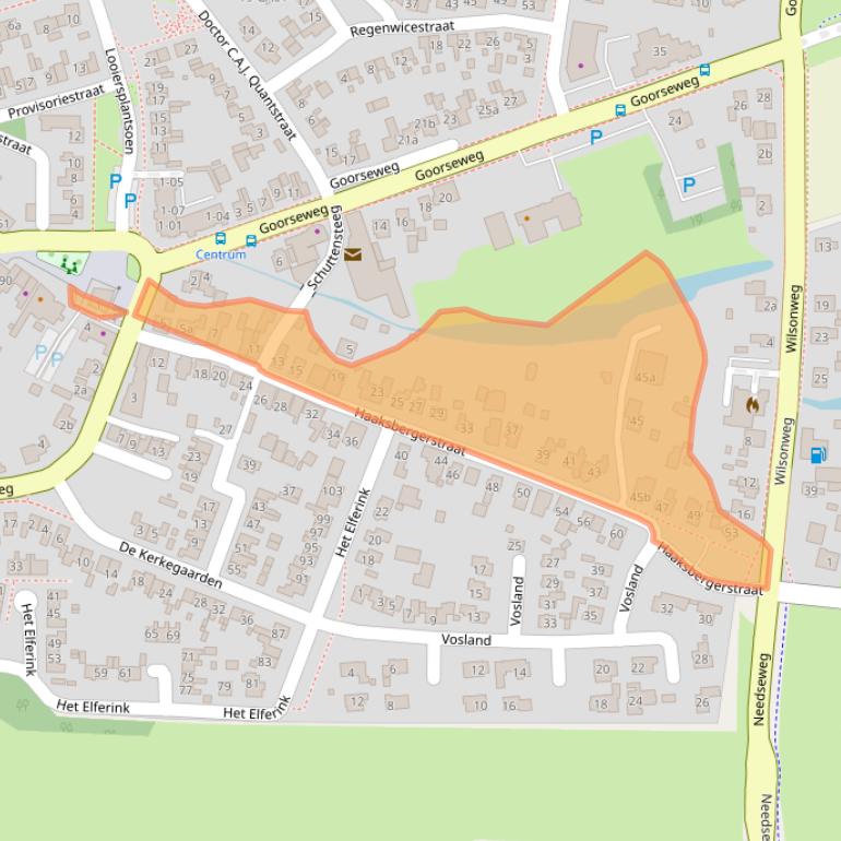 Kaart van postcodegebied 7478AV.