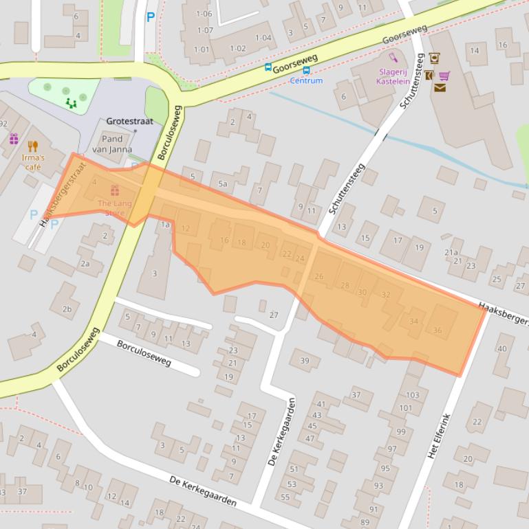 Kaart van postcodegebied 7478AW.