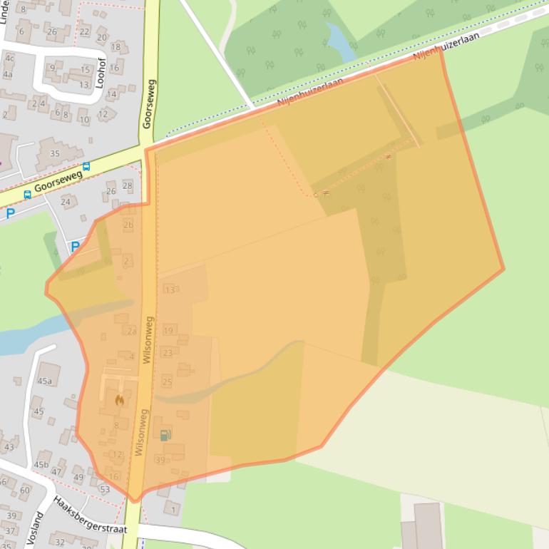 Kaart van postcodegebied 7478BA.