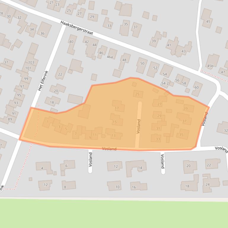 Kaart van postcodegebied 7478BK.