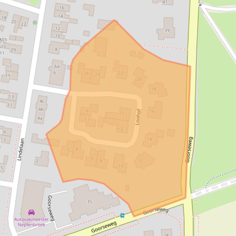 Kaart van postcodegebied 7478BL.