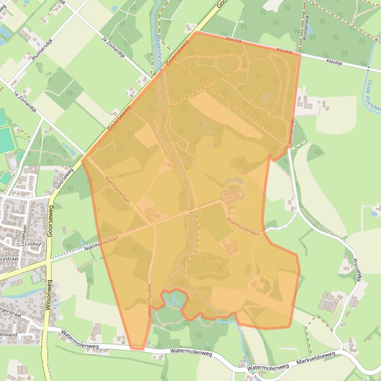 Kaart van postcodegebied 7478PA.