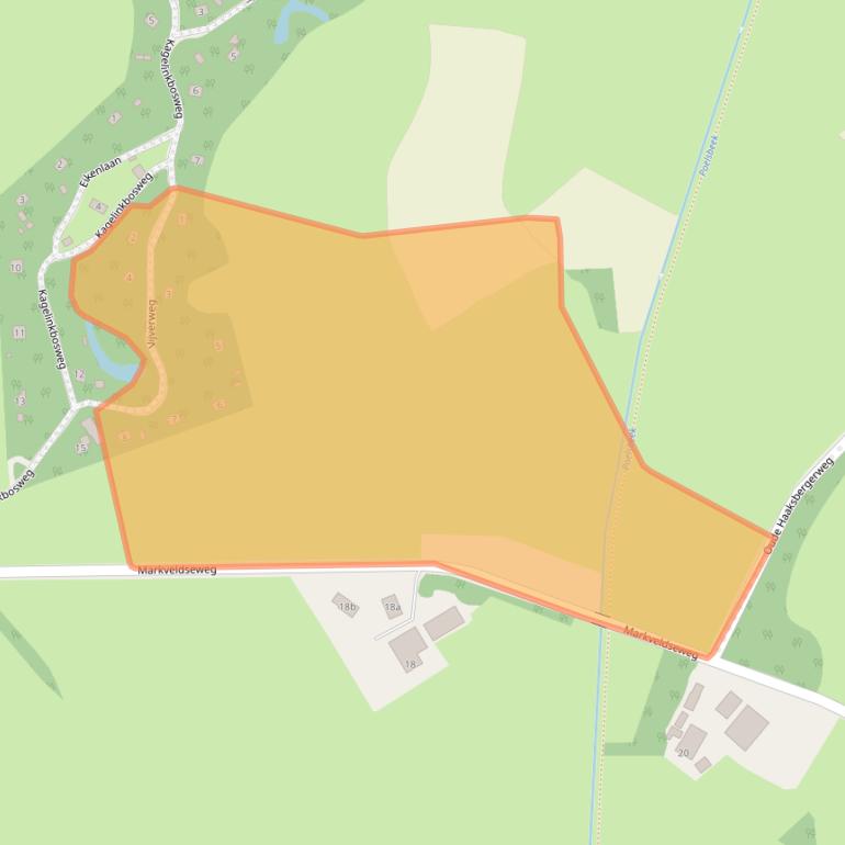 Kaart van postcodegebied 7478PT.