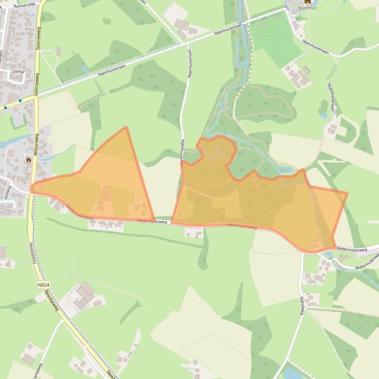 Kaart van postcodegebied 7478PV.