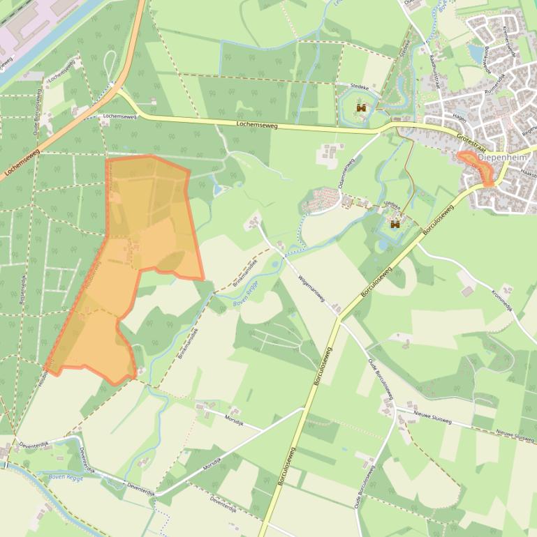 Kaart van postcodegebied 7478RS.