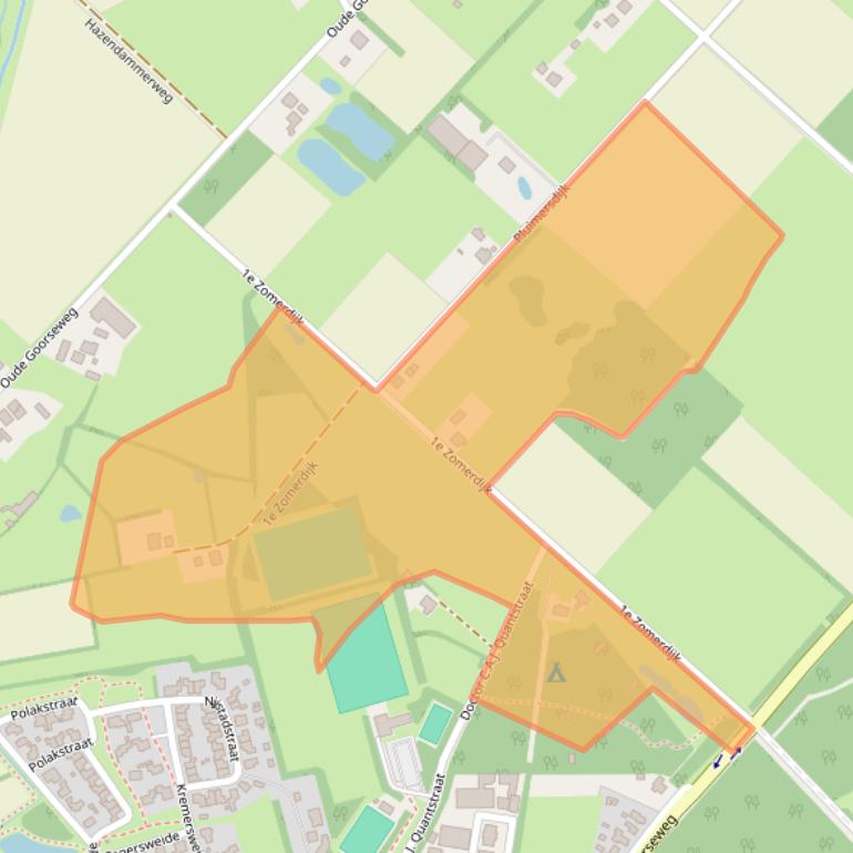 Kaart van postcodegebied 7478SH.