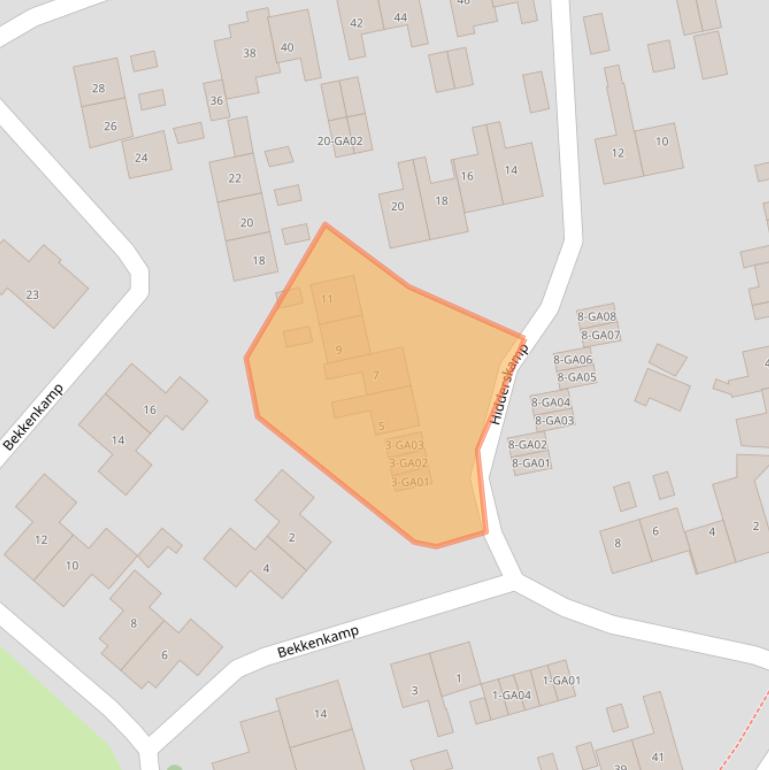 Kaart van postcodegebied 7478XE.