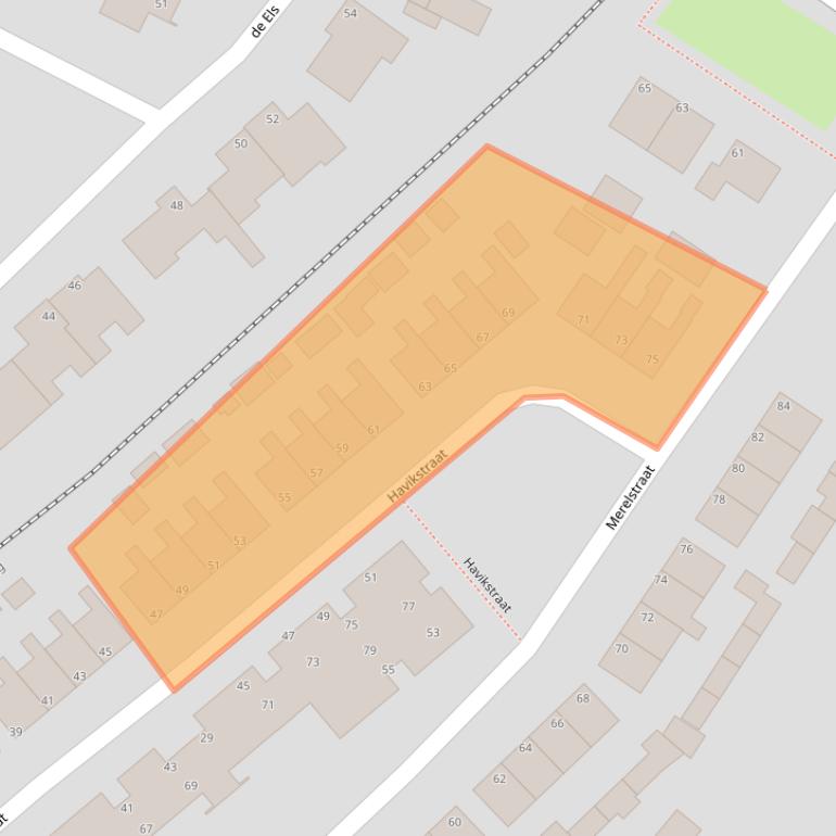 Kaart van postcodegebied 7481AH.