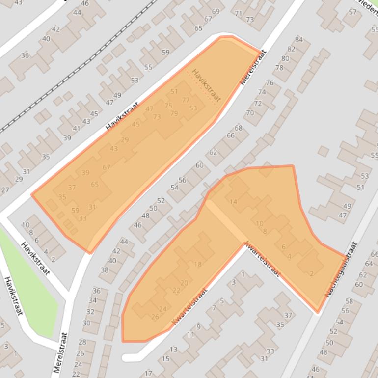 Kaart van postcodegebied 7481AK.