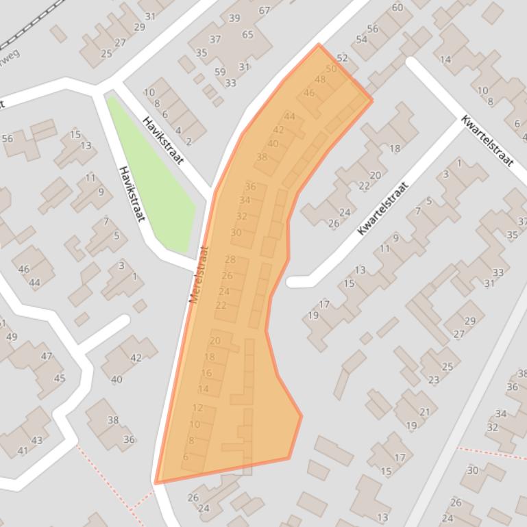 Kaart van postcodegebied 7481AN.