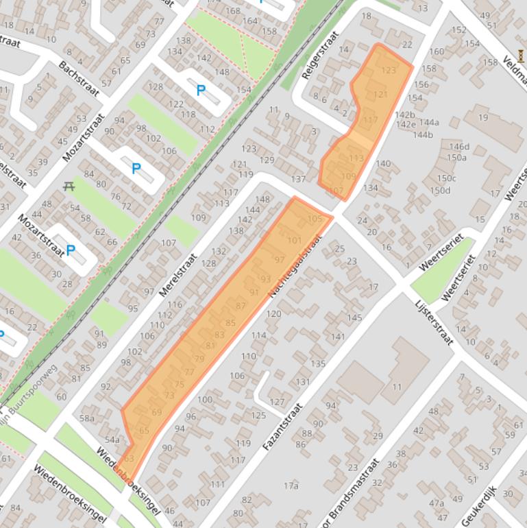 Kaart van postcodegebied 7481AW.