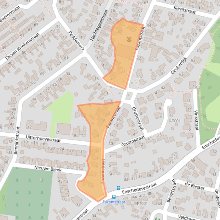 Kaart van postcodegebied 7481BG.