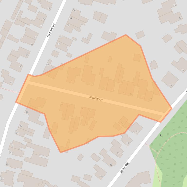 Kaart van postcodegebied 7481BW.