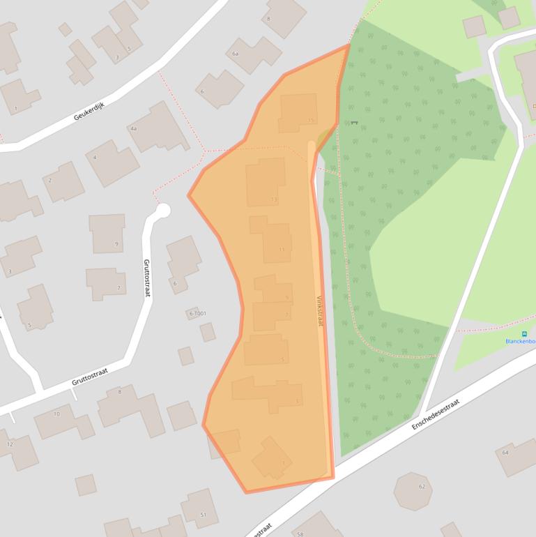 Kaart van postcodegebied 7481CV.