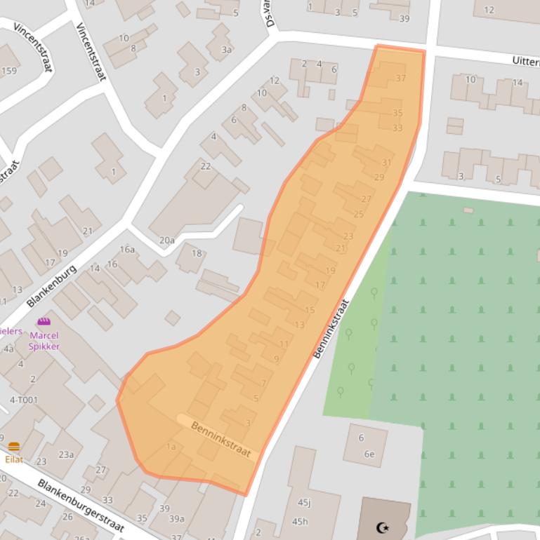 Kaart van postcodegebied 7481DJ.