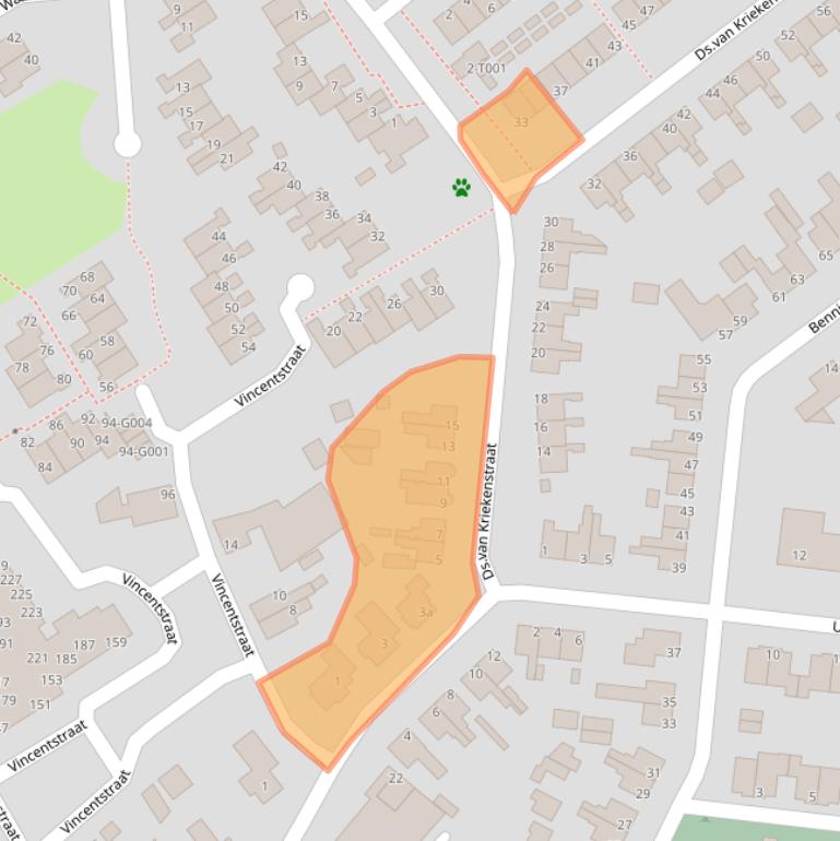 Kaart van postcodegebied 7481DM.