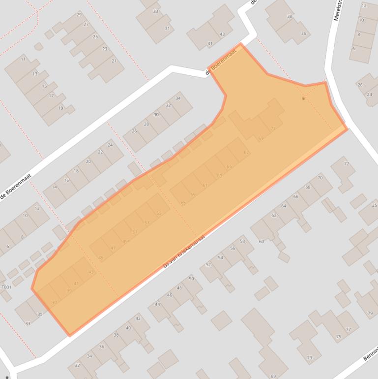 Kaart van postcodegebied 7481DN.