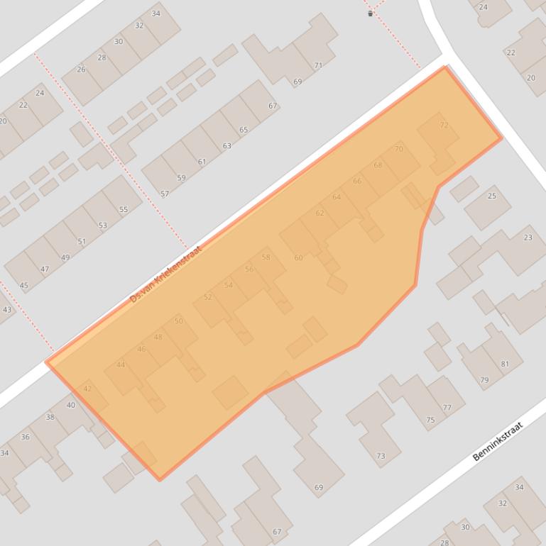 Kaart van postcodegebied 7481DR.