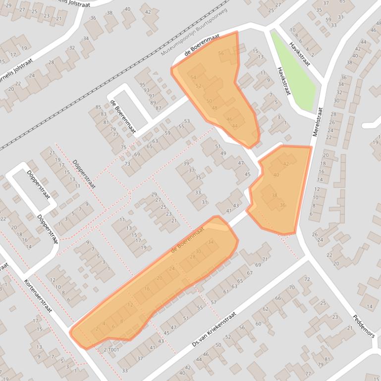 Kaart van postcodegebied 7481DW.