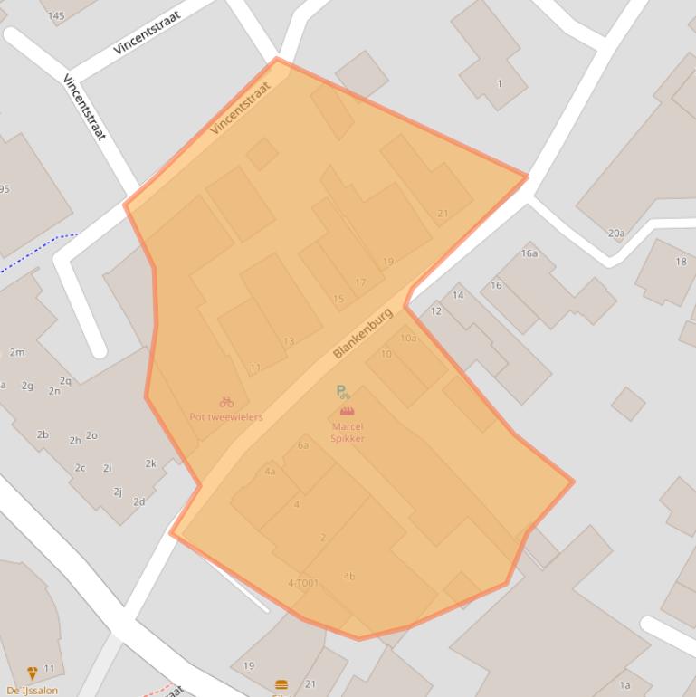 Kaart van postcodegebied 7481DX.